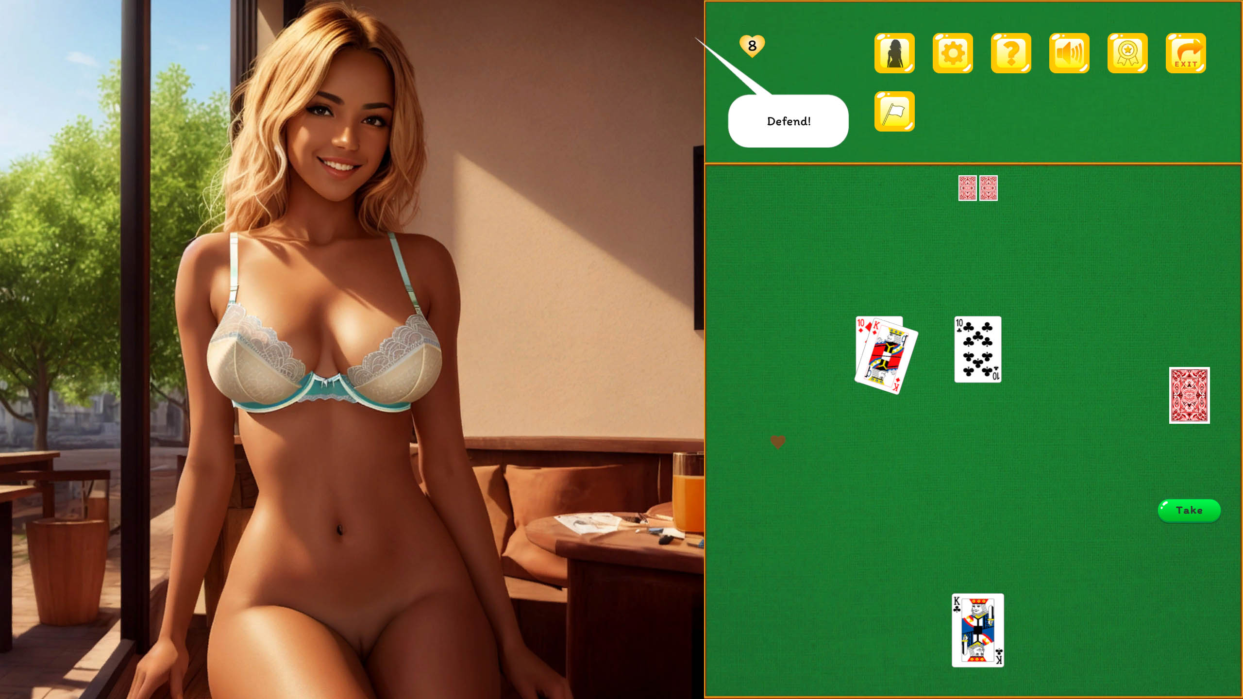 Durak 18+ gameplay screenshot